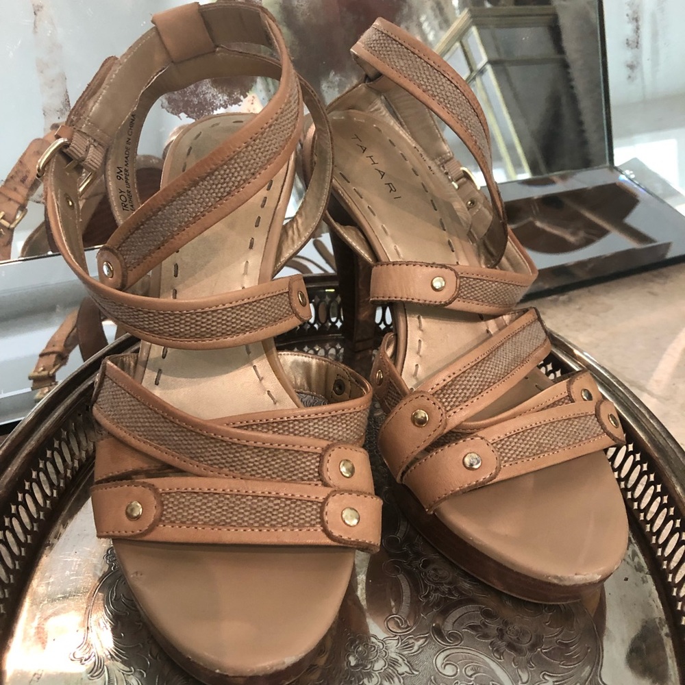 Tahari “Troy” Tan Heels